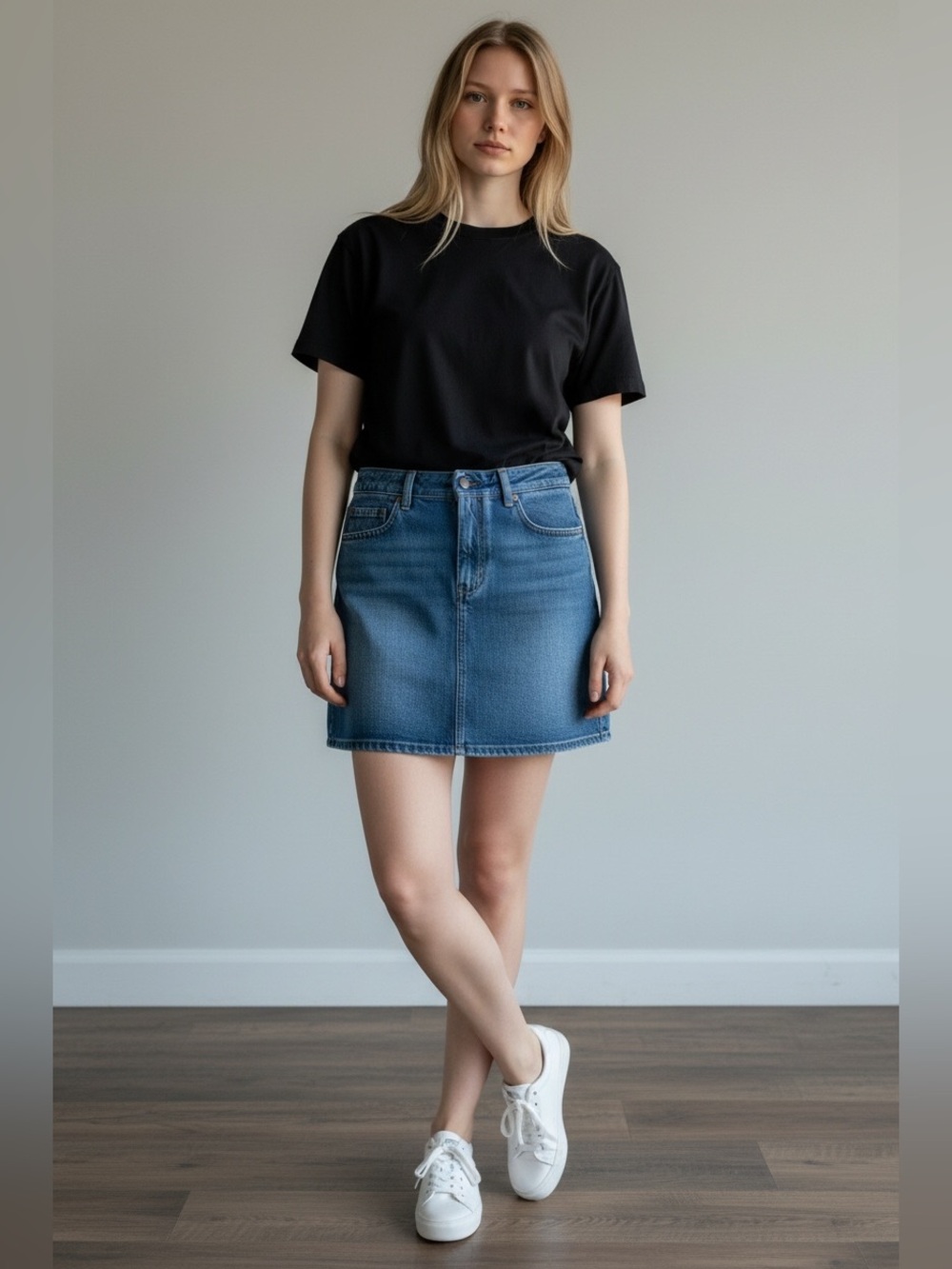 Acne Studios Denim Mini Skirt Blue Sz 30